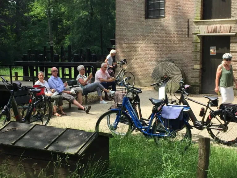 A af veluwe en hanzesteden cyklister stop