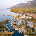 Luchtfoto van Akyaka - Muğla Turkije