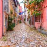 architecture of Rovinj. Croatia.