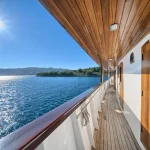 Bac d uitzicht op zee