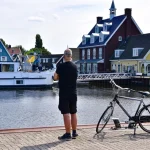 Ceb a fietser in huizen bij fluvius