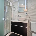 Cf d f moderne badkamer met douche