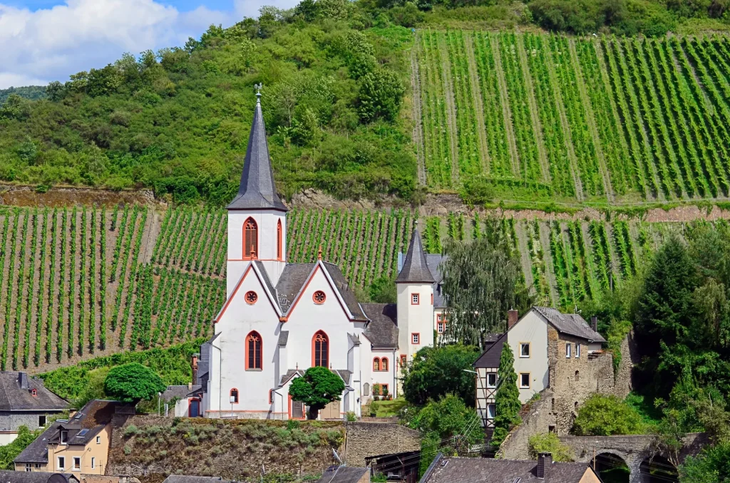 Evangelische Pfarrkiche von Traben-Trarbach an der Mosel, Rheinland-Pfalz (Rheinland-Pfalz)