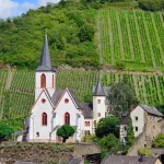 Evangelische Pfarrkiche von Traben-Trarbach an der Mosel, Rheinland-Pfalz (Rheinland-Pfalz)