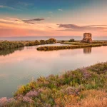 laguna di Comacchio, Ferrara, Italia