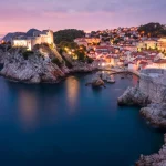 Festung Lovrijenac in Dubrovnik na Sonnenuntergang