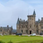Glengorm - medieval castle at island of Mull. Hebrides, Scotland.