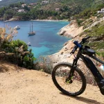 Sykkelsti og Maremma-landskap