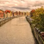 Bridge on the Scheldt river