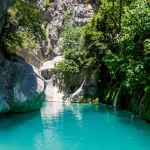 Saklikent Canyon is the deepest canyon in southern Turkey, Goynuk canyon Saklikent, located in District of Kemer, Antalya Province