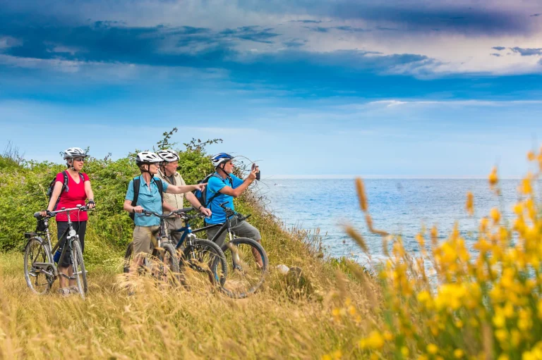 Un viaggio in bicicletta sul lago